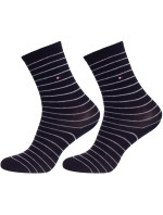 Ponožky Tommy Hilfiger 2Pack 100001494001 Black