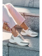 Dámské semišové tenisky na platformě Big Star HI-POLY SYSTEM – béžové