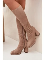 Kozačky na podpatku  model 217762 Step in style