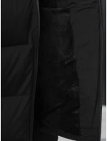 Pánská prošívaná zimní bunda s kapucí černá FashionStreet TX5117