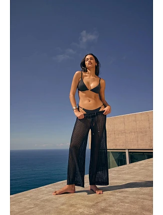Beach MyWear Crochet Trousers - BLACK - TRIUMPH BLACK - TRIUMPH