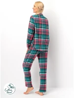 Klíč LNS 419 B25 dl/r 2XL-4XL dámské rozepínací pyžamo