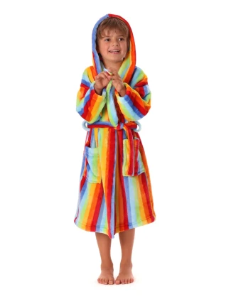 Dětský župan 9156 Capri s kapucí - Vestis Dětský župan 9156 Capri s kapucí - Vestis