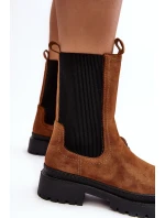 Dámské boty sztyblety na zip Camel Samil