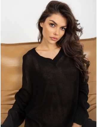 Dámský svetr BA SW C1001.57P černá - FPrice Dámský svetr BA SW C1001.57P černá - FPrice