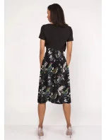 Dámská sukně SP119 černá mix - Lanti Dámská sukně SP119 černá mix - Lanti