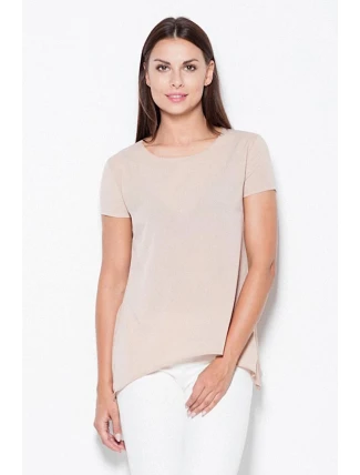 Dámská halenka model 111791 beige - Venaton Dámská halenka model 111791 beige - Venaton
