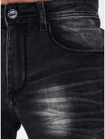 Pánské černé džínové kalhoty FashionStreet UX4236