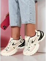 Dámské sportovní tenisky BLAZERO beige FashionStreet ZY0901 Dámské sportovní tenisky BLAZERO beige FashionStreet ZY0901