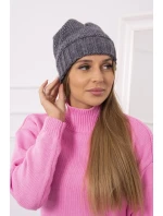 Dámská čepice Danuta K331 tmavě šedá