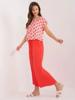 Kalhoty D73761Z62237B coral