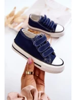 Dětské tenisky na suchý zip námořnická modrá Bernie Dětské tenisky na suchý zip námořnická modrá Bernie
