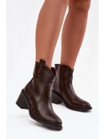 Boty na podpatku  model 221136 Step in style