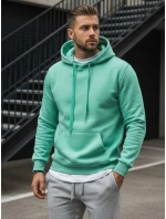 Pánská mikina s kapucí mint FashionStreet BX4946