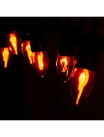 OSVĚTLENÍ SVĚTELNÉHO ŘETĚZCE IMITUJÍCÍHO PLAMEN 10LED