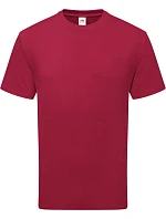 Fruit of the Loom Pure Cotton T Tričko z těžké bio bavlny 16.1362 cranberry Fruit of the Loom Pure Cotton T Tričko z těžké bio bavlny 16.1362 cranberry