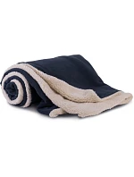 K-up KP 431 Fleecová deka Sherpa 20.0431 night navy K-up KP 431 Fleecová deka Sherpa 20.0431 night navy