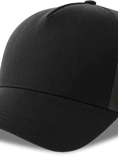 Atlantis Headwear Rapper Cotton-S 5 panelová Trucker kšiltovka 33.0260 black/dark grey