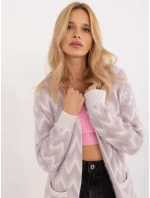 Kardigan AT SW 2340 A.00 světle fialový