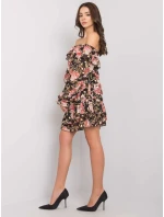 Šaty DHJ SK 15015 2.73P černá a růžová Šaty DHJ SK 15015 2.73P černá a růžová