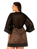 Dokonalý župan Allunes peignoir 2XL/3XL - Obsessive Dokonalý župan Allunes peignoir 2XL/3XL - Obsessive