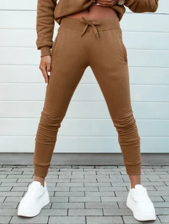 Dámské tepláky FITS hnědé FashionStreet UY2146