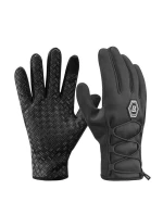 Rockbros zimní softshellové cyklistické rukavice 2XL