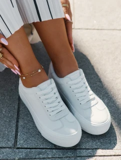 Dámské tenisky na platformě Big Star RR274337 Bílé