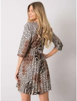 Šaty DHJ SK 11092A 2.01P černá a béžová