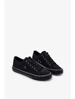 Pánské plátěné tenisky Big Star – černé