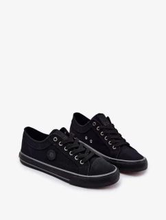 Pánské plátěné tenisky Big Star – černé