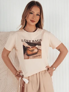 Dámské broskvové tričko LOBAG FashionStreet RY2411