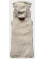 Oboustranná dámská vesta typu "beránek" v army barvě J Style (16M9166-136)