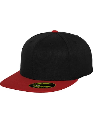 Flexfit 6210/6210T 6 panelová kšiltovka Premium 210 Fitted 55.6210 black/red