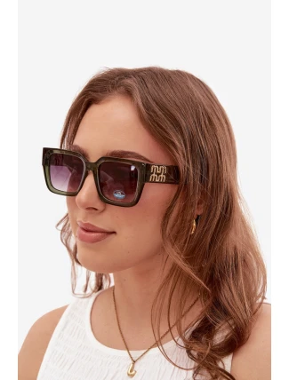 Dámské sluneční brýle Zelené