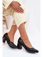 Lodičky na podpatku Vinceza 62292 Černé