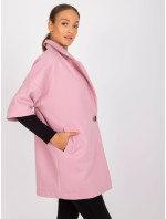 Světle růžový kabátek na jeden knoflík od Aliz RUE PARIS