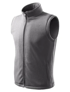 Next fleece vesta unisex ocelově šedá