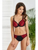 Dámská podprsenka Arianna Červená s černou - Jagoda Dámská podprsenka Arianna Červená s černou - Jagoda