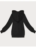 Černá dámská rozepínací mikina s kapucí S'West (B-12#)