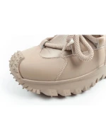Lee Cooper dámská sportovní obuv zimní trekingová zateplená béžová přírodní kůže dámské