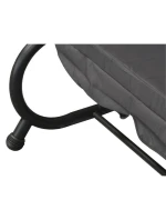 ZAHRADNÍ A BALKONOVÁ HOUPAČKA KASIA 3 OSOBY ŠEDÁ