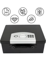 DIGITÁLNÍ ZÁMEK TĚSNĚNÍ 32,4x12,7x25,5 cm 1068756 SASKA GARDEN DIGITÁLNÍ ZÁMEK TĚSNĚNÍ 32,4x12,7x25,5 cm 1068756 SASKA GARDEN