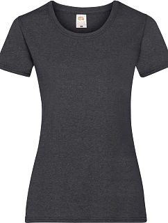 Fruit of the Loom Lady-Fit Valueweight T Dámské tričko 16.1372 dark heather grey