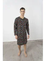 Pohodlná pánská noční košile 17617 - Vamp Pohodlná pánská noční košile 17617 - Vamp