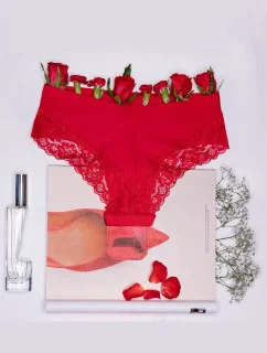 Dámské kalhotky Cheekie Brasil  červené - Julimex