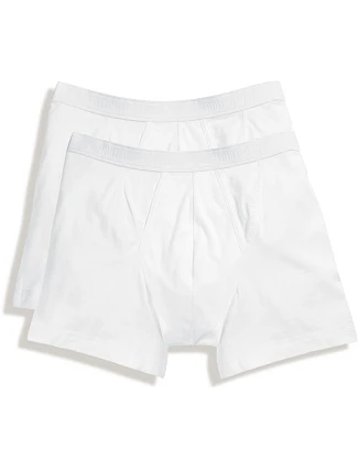 Fruit of the Loom Classic Boxer 2-Pack Pánské boxerky, balení po 2 ks 16.7026 white