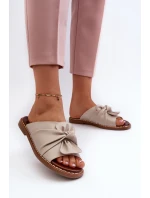 Dámské sandály na ploché podrážce béžové Nelvira Dámské sandály na ploché podrážce béžové Nelvira