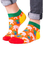 Yoclub Kotníkové vtipné bavlněné ponožky Vzory Barvy SKS-0086U-A300 Vícebarevné