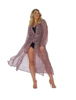 Dámské pareo 14 D81SZ růžová vzor - Self Dámské pareo 14 D81SZ růžová vzor - Self